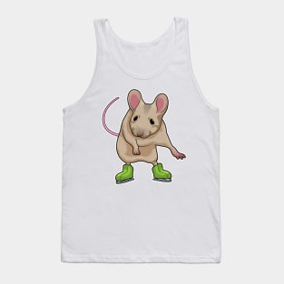 Mouse Ice skating Ice skates Tank Top